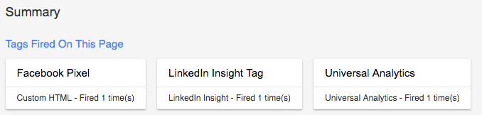 GTM Preview Mode LinkedIn Insights Pixel