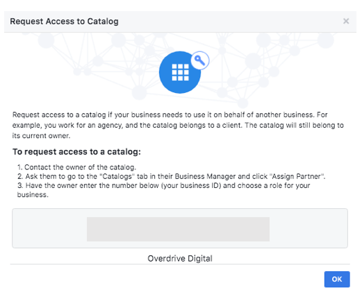 Connecting Facebook Catalogues in Business Manager