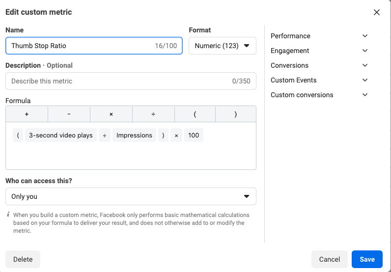 How (and when) to create a custom metric